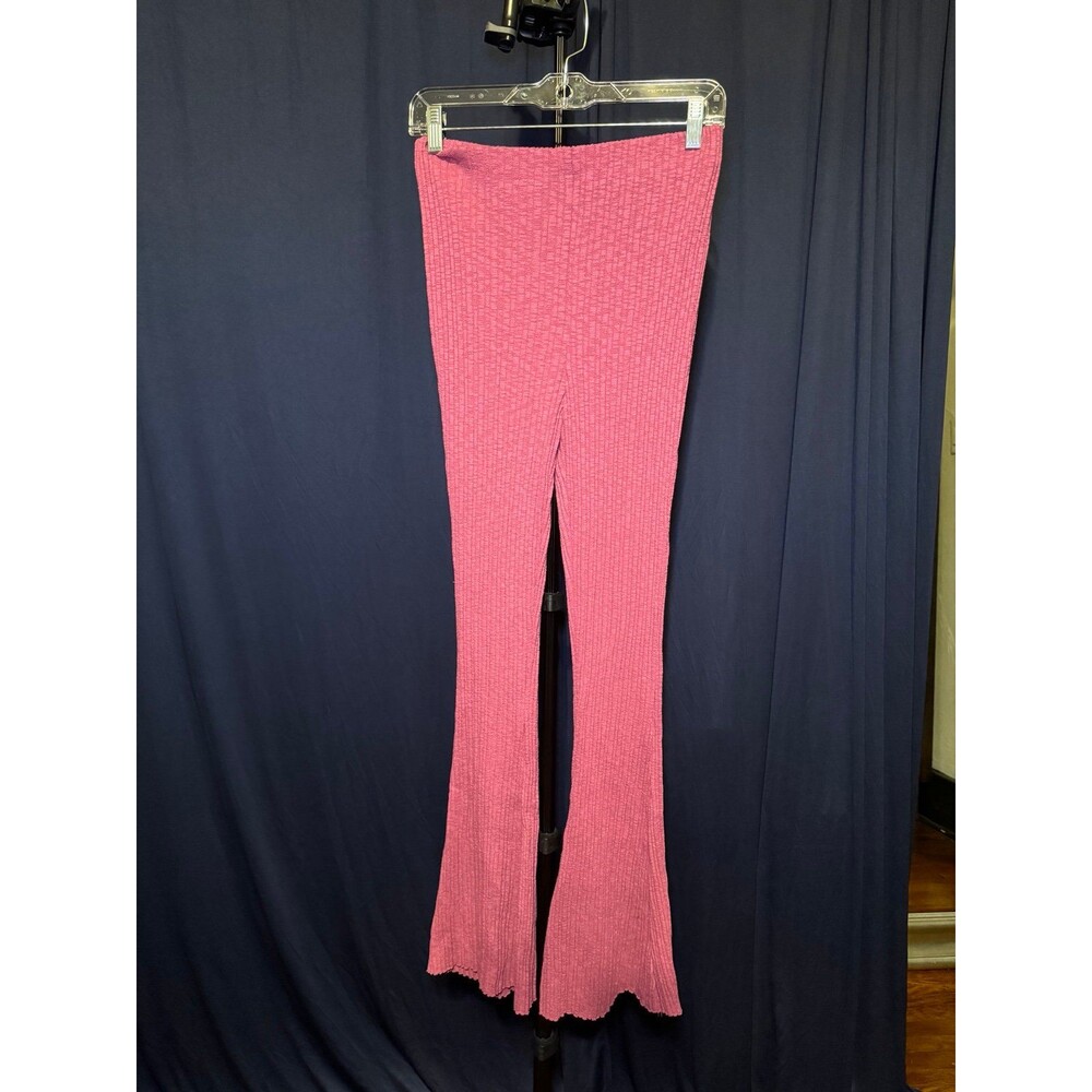 Urban outfitters pink flare pants